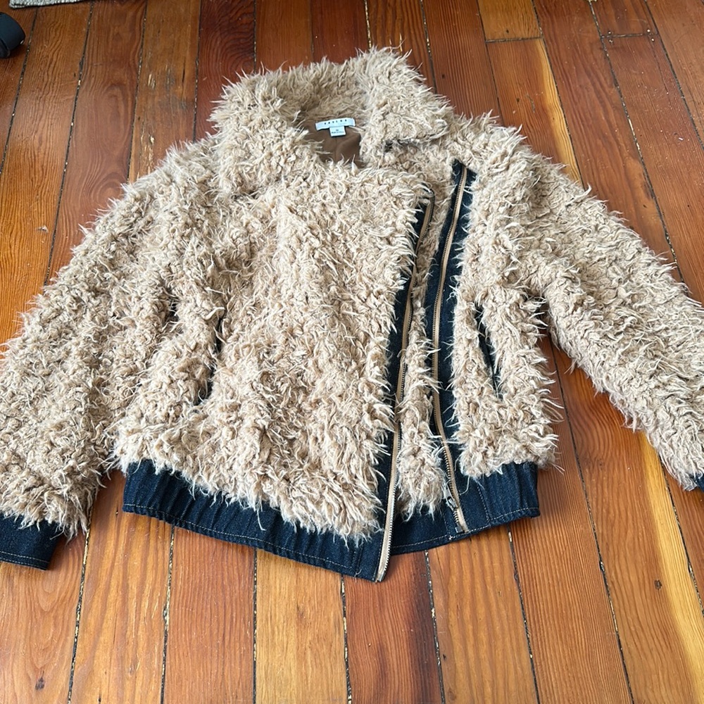 Faux fur jacket